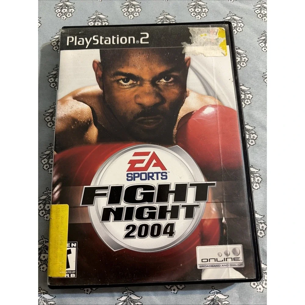 Fight Night 2004 PS2 PlayStation 2 - Complete CIB Black Label